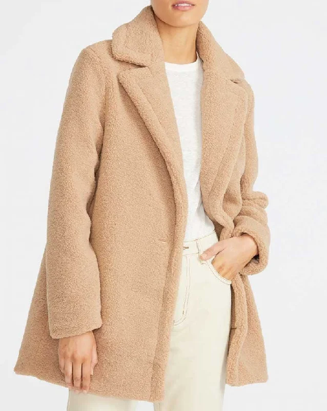 women's coats for fashion-forward individualsAspen Shearling Coat