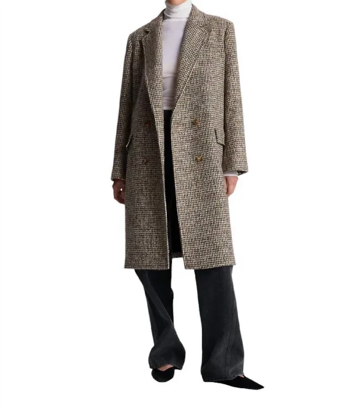 women's coats for those who refuse to compromise on styleTanner Coat In Cream/brown