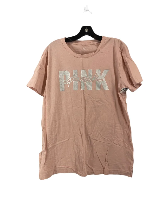 women's tops for those who want to create outfits that reflect their personal style and sense of fashionTop Short Sleeve By Pink In Pink, Size: L