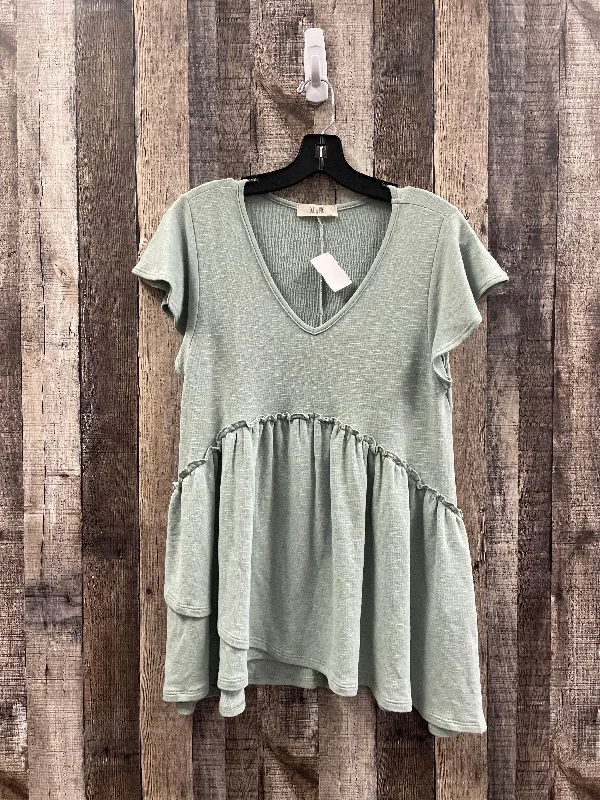 women's tops for relaxed weekendsTop Short Sleeve By Jade In Green, Size: S