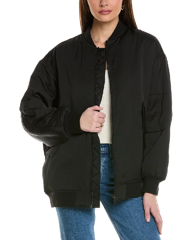 lightweight women's coatsKenneth Cole Boyfriend Bomber Jacket