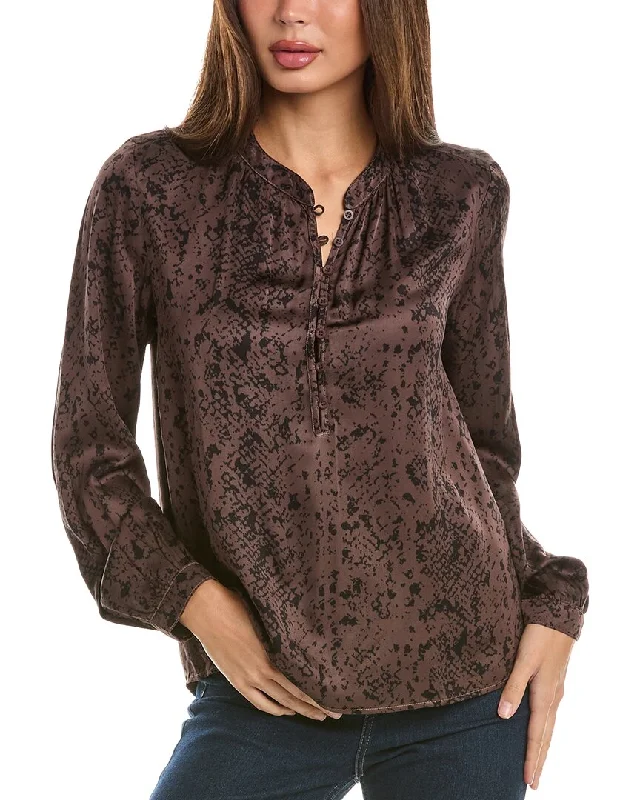 Luxurious SweatersBella Dahl Half Placket Pullover