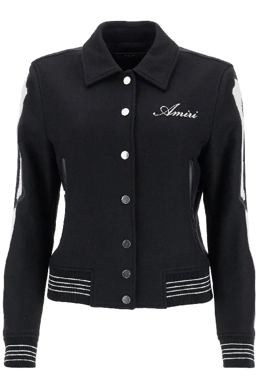 women's coats with liningAmiri Women's Varsity Jacket