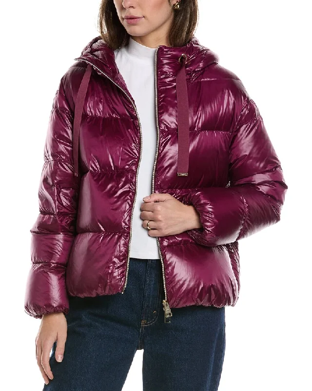 women's coats for vintage fashion enthusiastsHerno Down Bomber Jacket