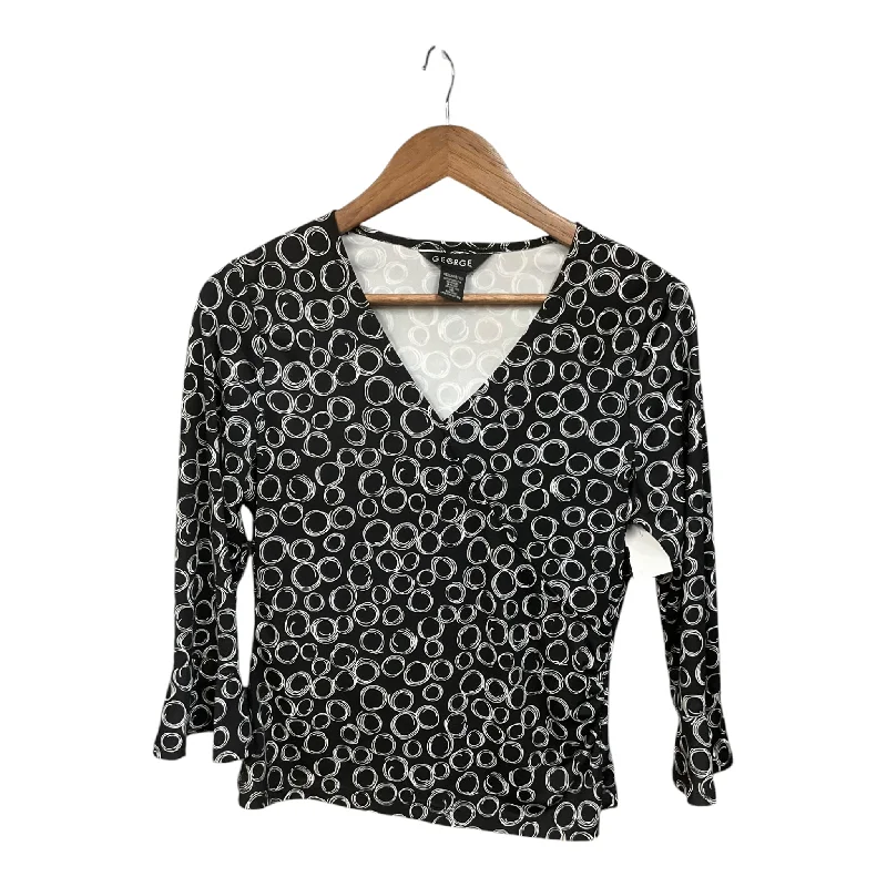 women's tops that offer a perfect blend of style, comfort, and affordabilityTop Long Sleeve By George In Black, Size: M