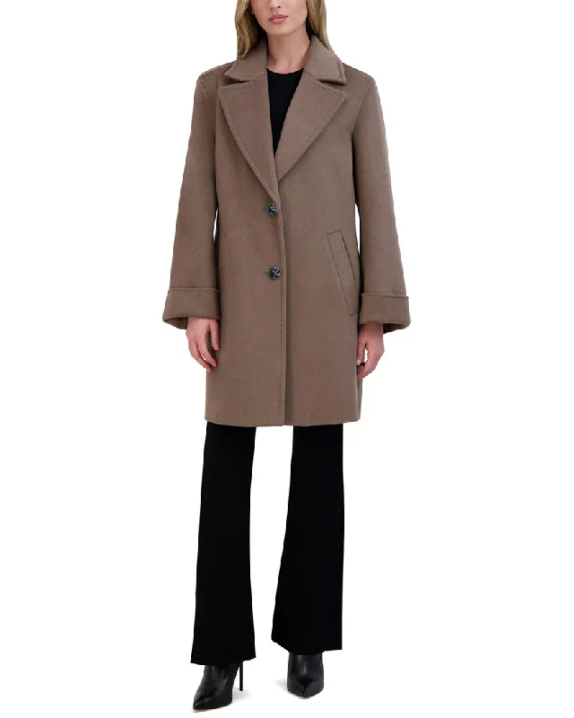 women's coats for those who believe in investing in quality fashionTahari Double Face Wool-Blend Coat