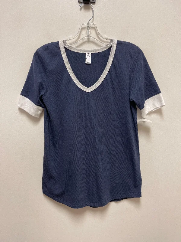 women's tops for cocktail partiesTop Short Sleeve By Alternative In Blue, Size: S