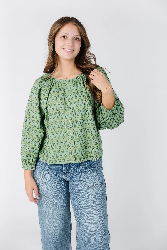 women's tops in solid colorsCitrus-Tara Blouse