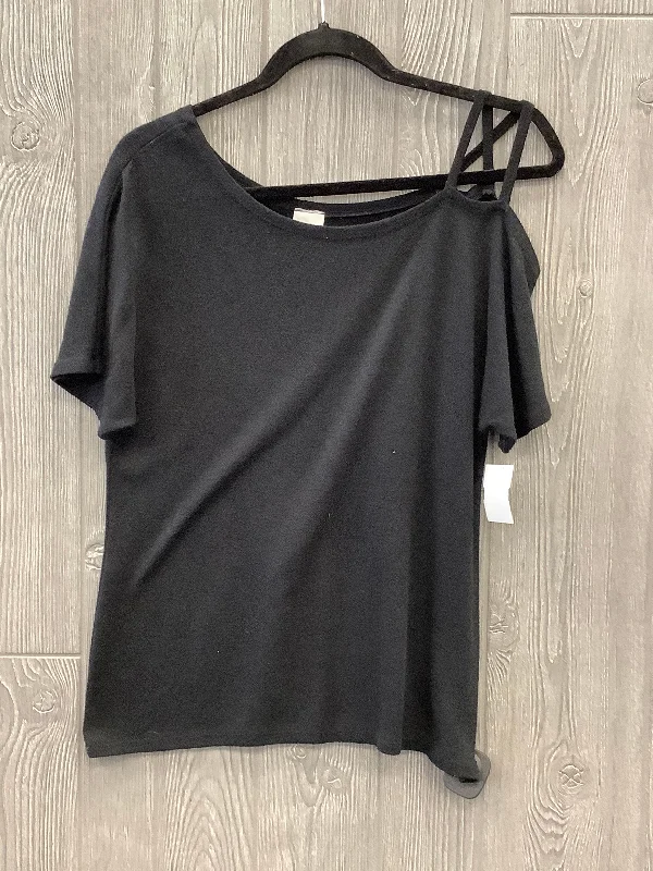 off-the-shoulder women's topsTop Short Sleeve By Kaleigh In Black, Size: S