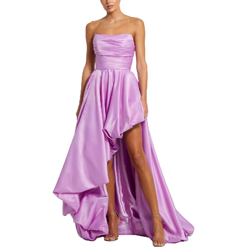 Sweetheart Neckline DressMac Duggal Womens Satin Strapless Evening Dress