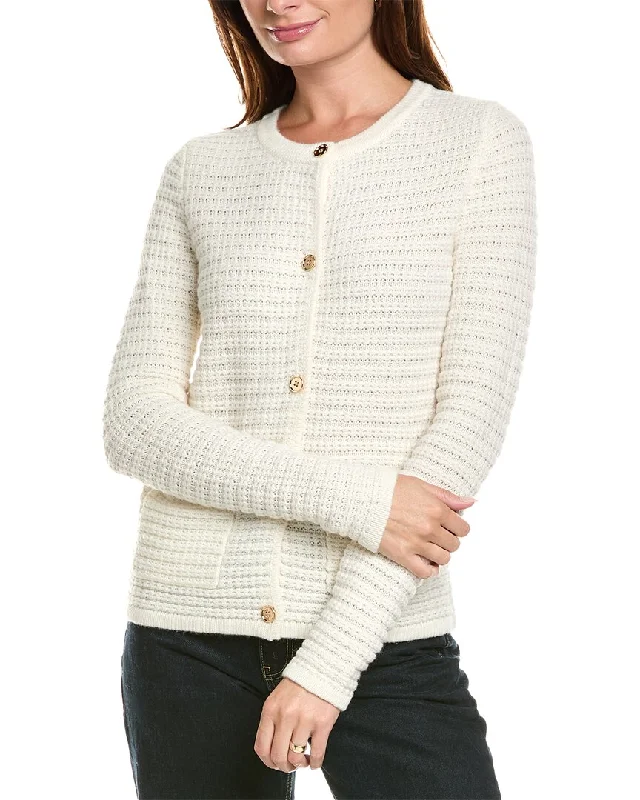 Fitted SweatersKier+J Wool & Cashmere-Blend Cardigan