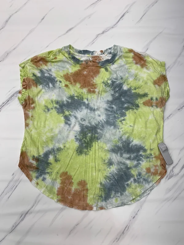 women's tops that offer a perfect blend of style, comfort, and affordabilityTop Short Sleeve Basic By Lou And Grey In Tie Dye Print, Size: M