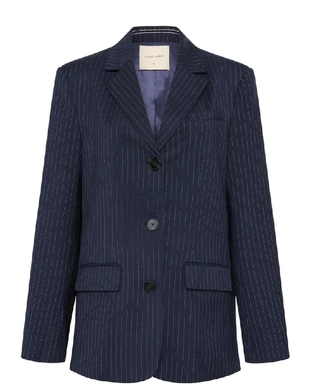 women's coats with zippersBailey Pinstripe Blazer