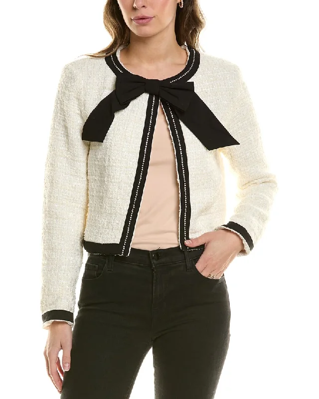 women's coats with oversized fitsFATE Tweed Wool-Blend Jacket