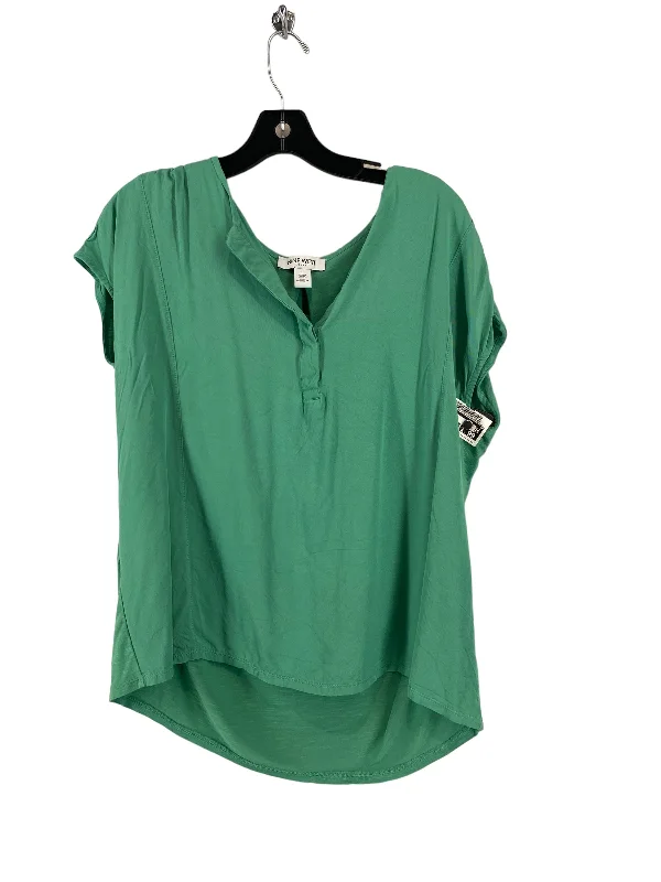 women's tops for fashion-forward individualsTop Short Sleeve By Nine West In Green, Size: L