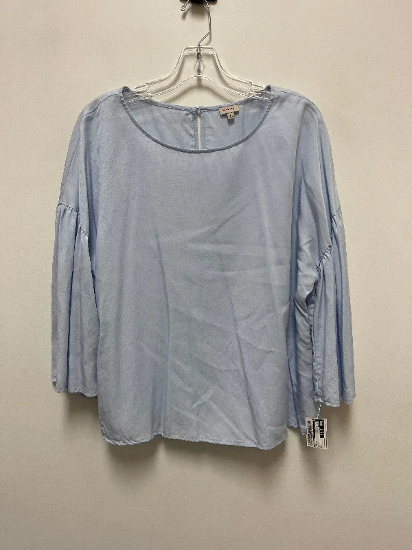 women's tops that offer a perfect blend of style, comfort, and affordabilityTop Short Sleeve By Cremieux In Blue, Size: L