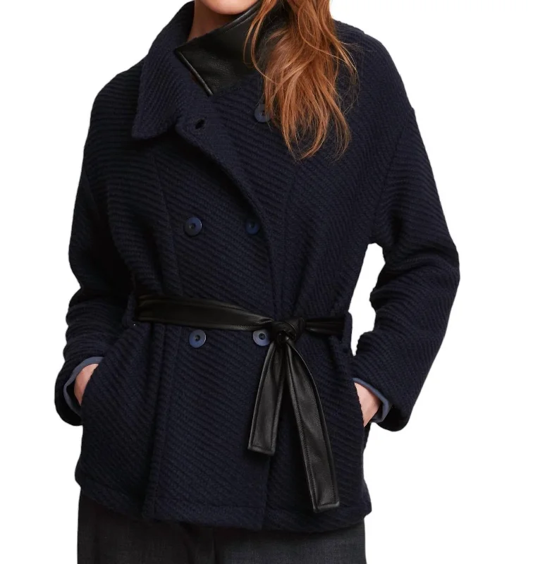 women's coats for travelBombay Jacket In Navy