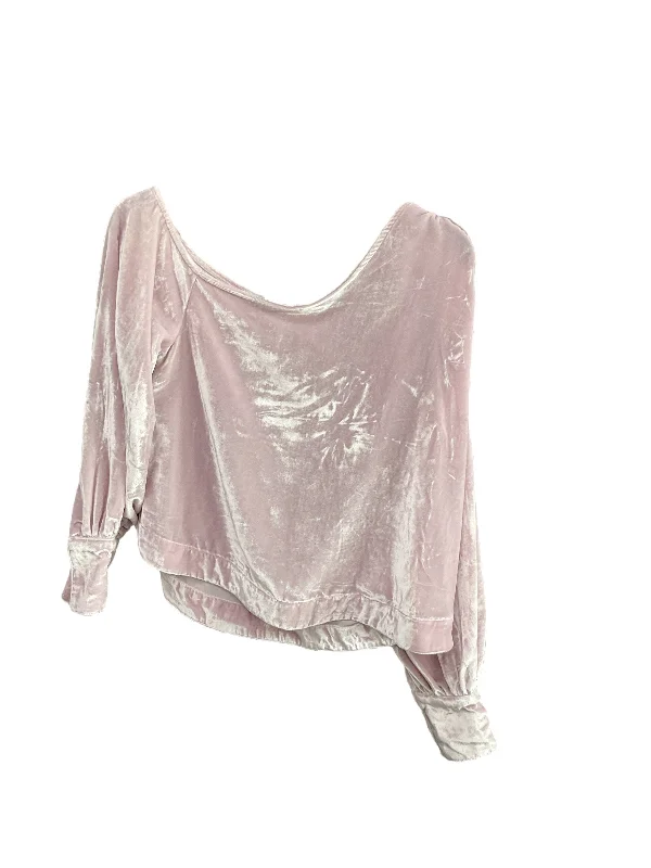 breathable women's tops for summerTop Long Sleeve By Free People In Purple, Size: XS