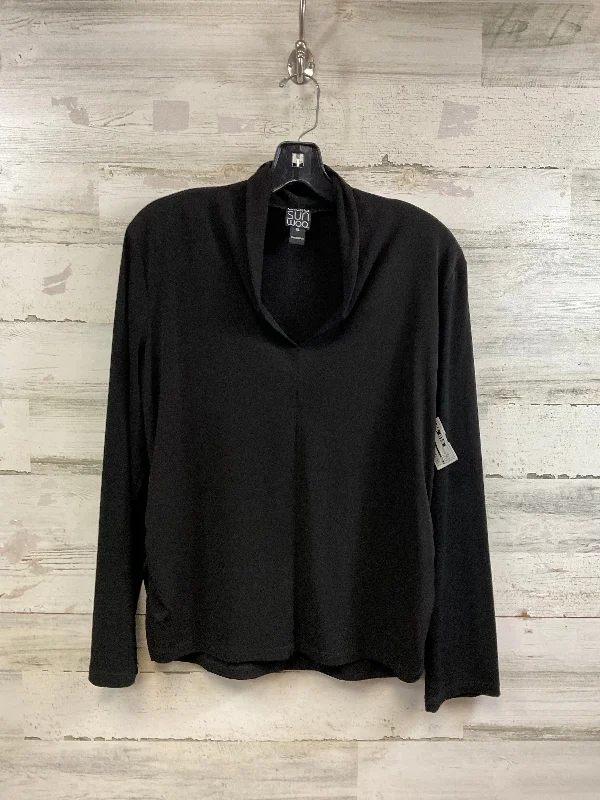 women's tops for those who value both quality and affordabilityTop Long Sleeve By Cma In Black, Size: Xl