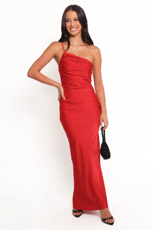 Short-Sleeve DressSafir Maxi Dress - Red