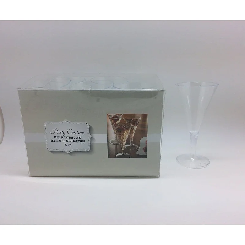 women's affordable dressesMini Martini Glasses - Clear 6/pkg.