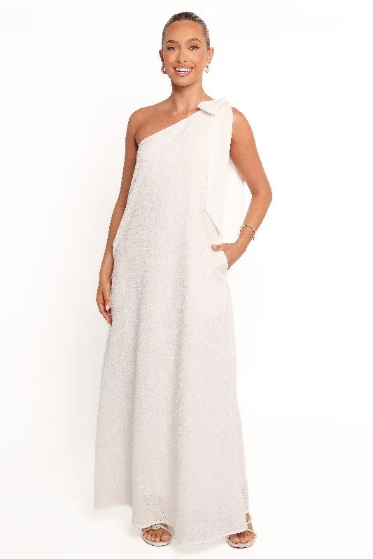 women's eco-friendly dressesGeorgina Maxi Dress - White