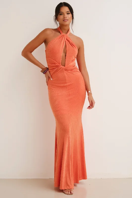 women's maxi dressesMalibu Maxi Dress Orange