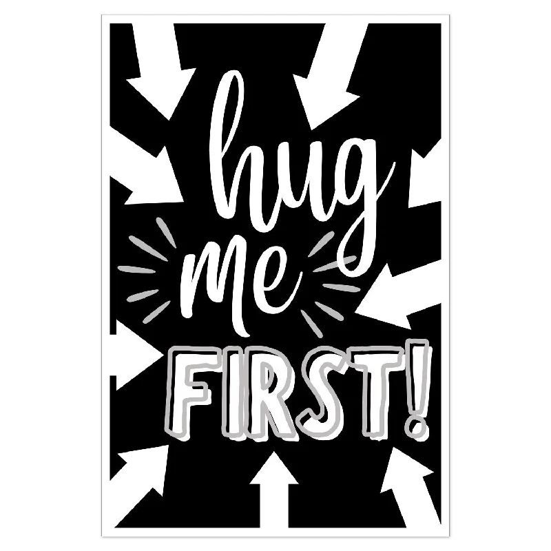 women's beach dressesHug Me First Black and White Mini Sign 12" x 18"