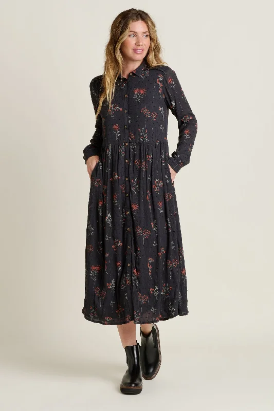 women's vintage dressesBella Maxi Shirt Dress