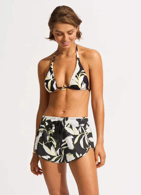 Maternity Female SwimwearBirds Of Paradise Boardshort - Black