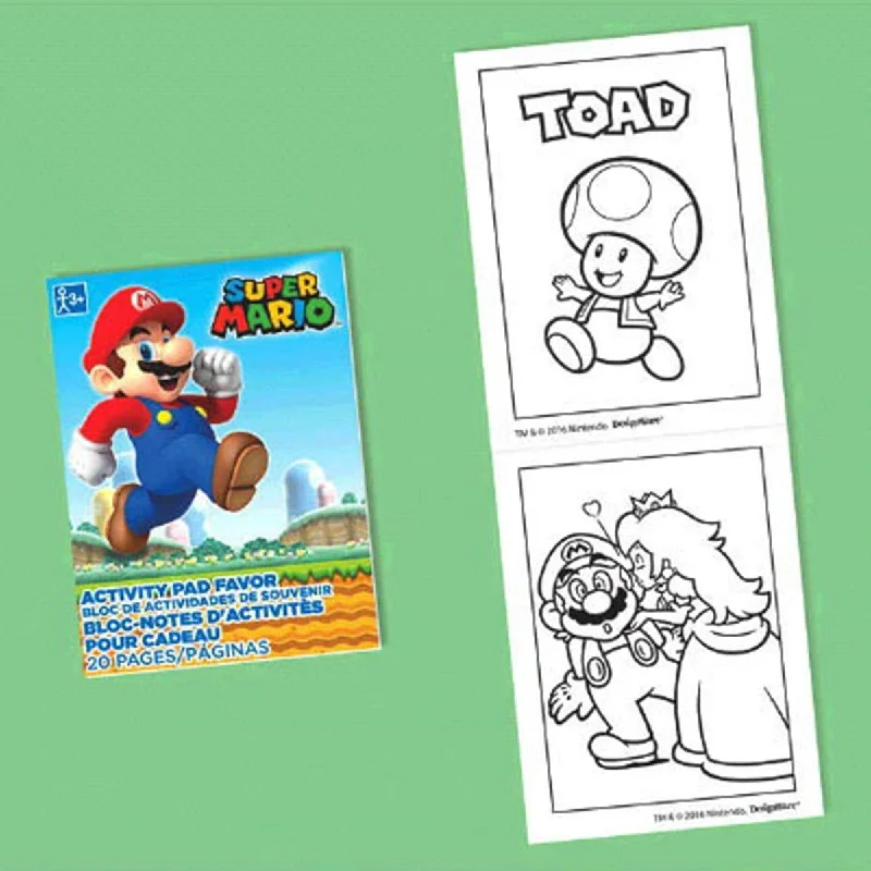 Long-Sleeve DressSuper Mario Bro Mini Activity Pad