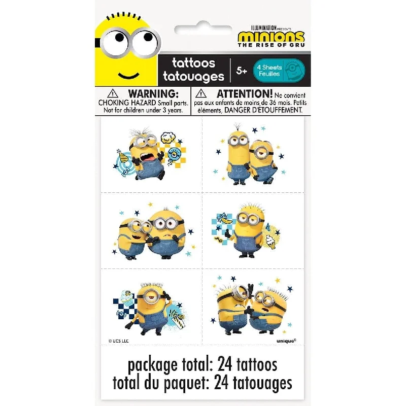 women's body-skimming dressesMinions Temporary Tattoos, 24 Count