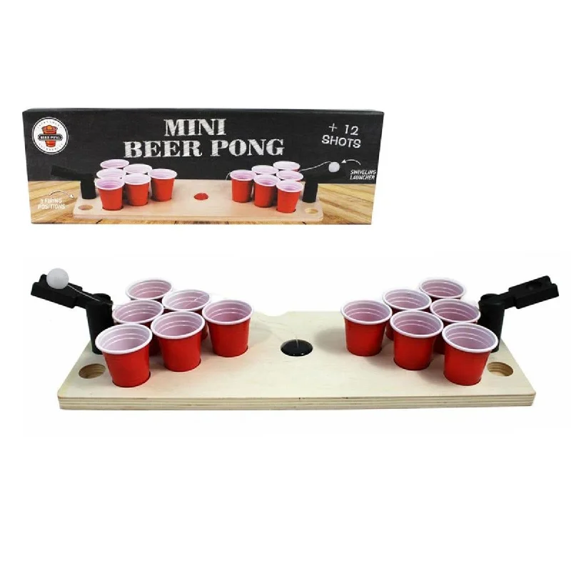 women's wrinkle-resistant dressesMini Beer Pong Game with 12 Shots