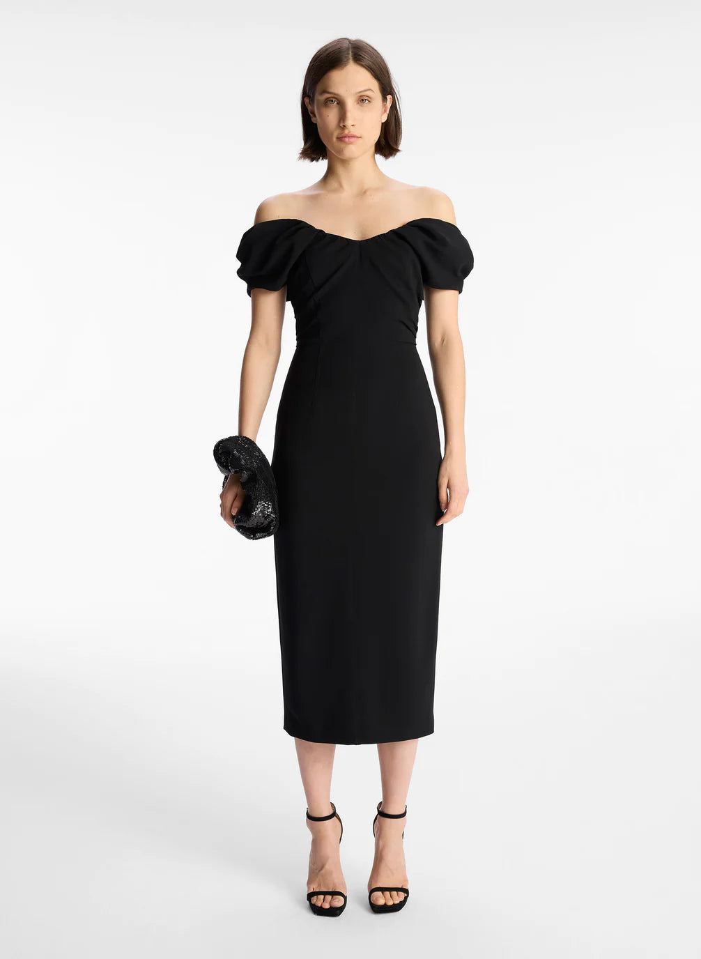 Flowy DressNora Midi Dress - Black