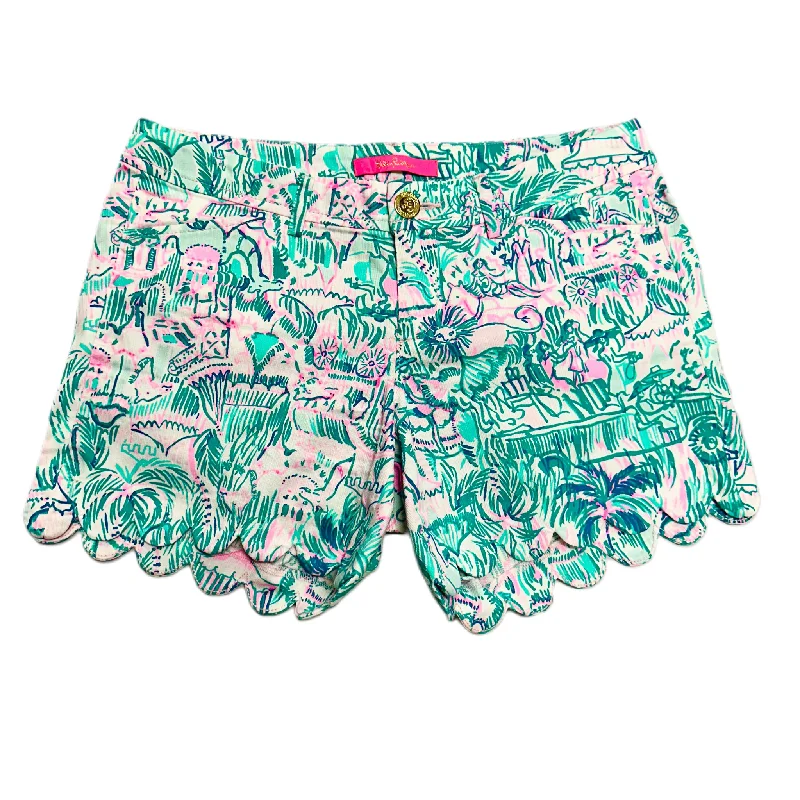 women's striped shortsShorts Designer By Lilly Pulitzer  Size: 0