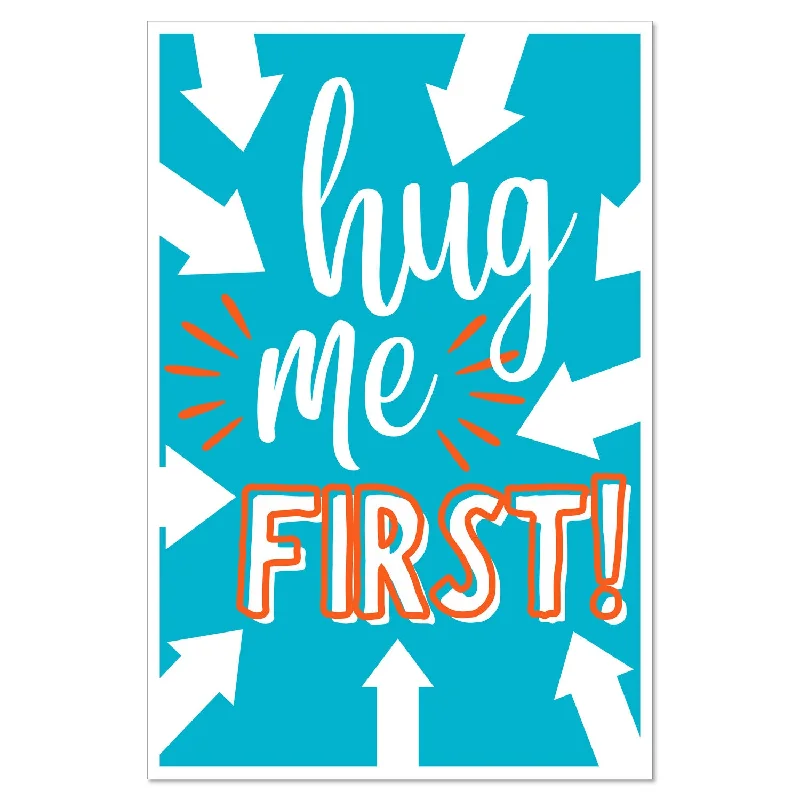 women's party dressesColor Hug Me First Mini Sign 12" x 18" | 1 ct