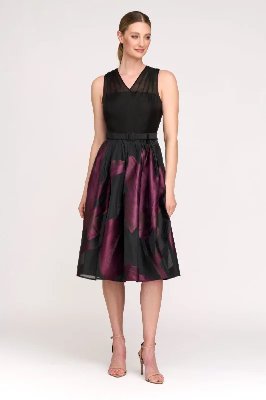 Velvet DressEllis Midi Dress - Black Fig