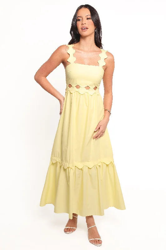 Ball Gown DressDixie Maxi Dress - Yellow