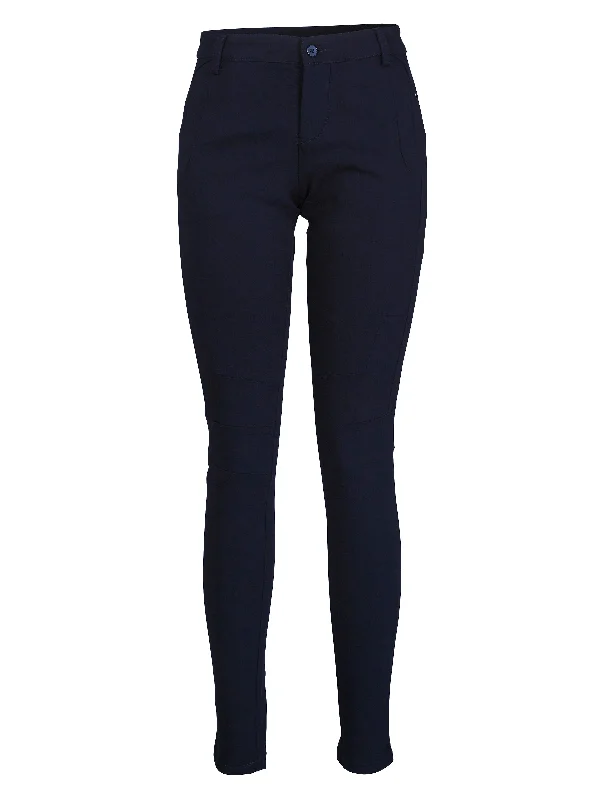 women's embroidered pantsRAIX trousers - Classic Navy