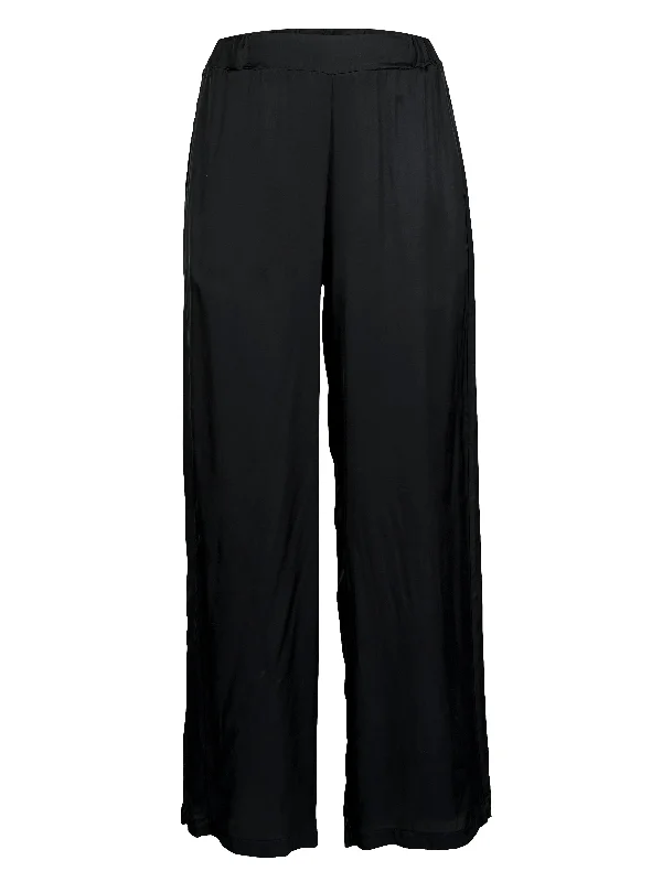 women's floral pantsVALINA trousers - Black