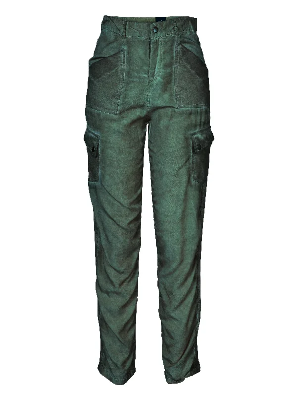 women's luxury pantsVERONA trousers - Green Absolute