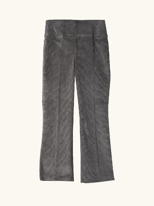 women's casual pantsCrop Flare Corduroy Pant