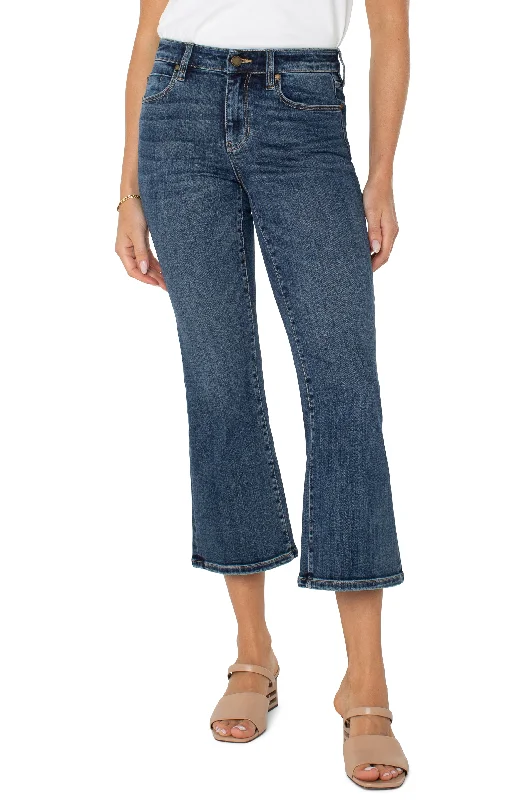 women's warm pantsHANNAH CROP FLARE