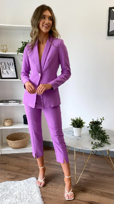 women's leggingsRhea Purple Trousers