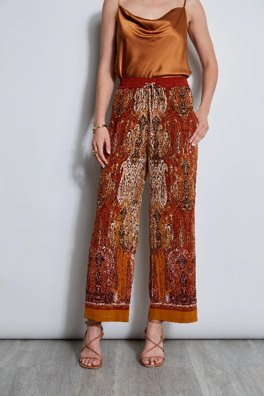 women's retro pantsSilk Raj Print Pant