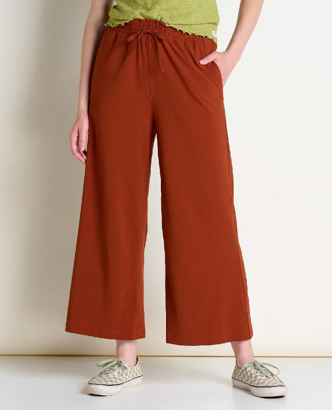 women's solid-color pantsSunkissed Wide Leg Pant II