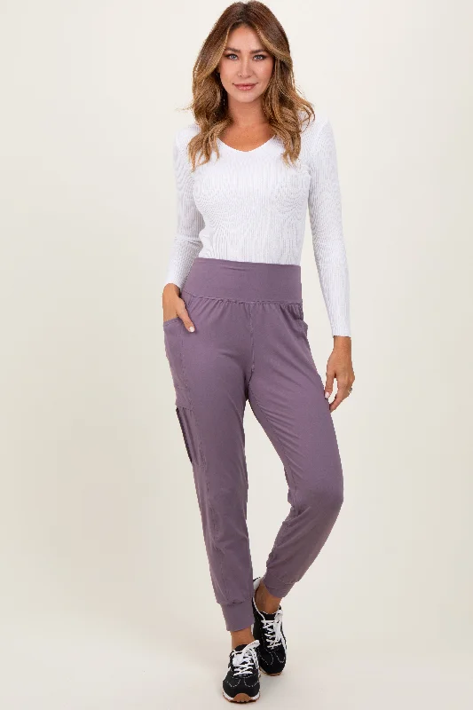 women's high-performance pantsViolet Cargo Pocket Jogger Pants