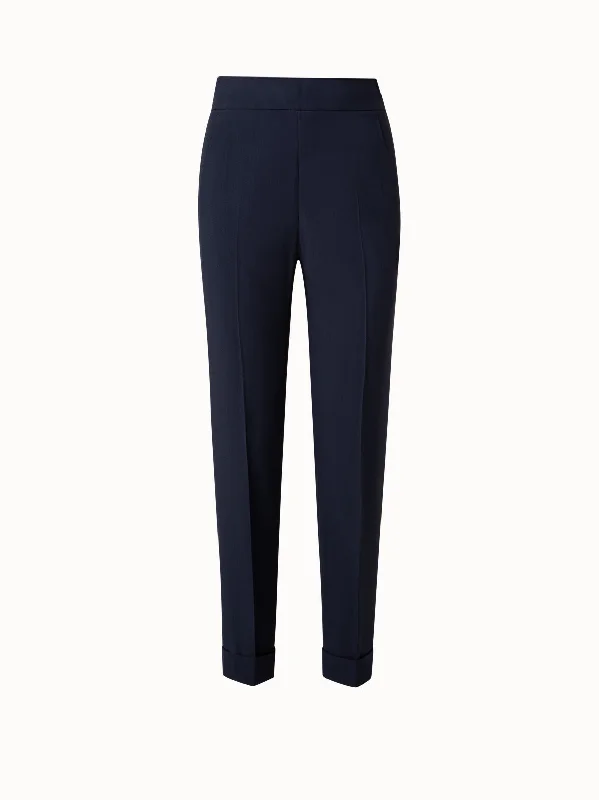 women's petite pantsViscose Crêpe Tapered Pants