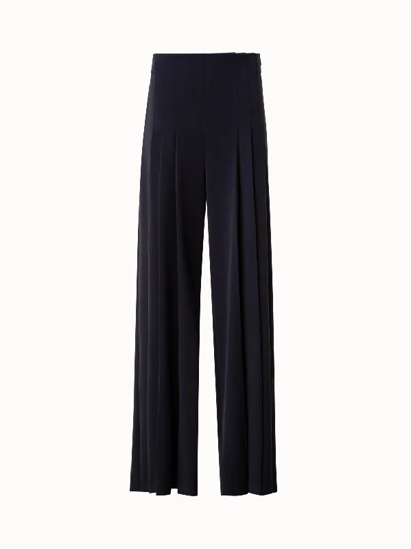 women's affordable pantsWide Leg Pleated Pants