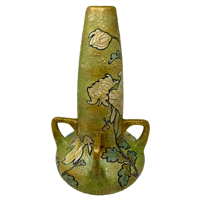 Peplum Hem DressAmphora Art Nouveau Vase with Four Handles